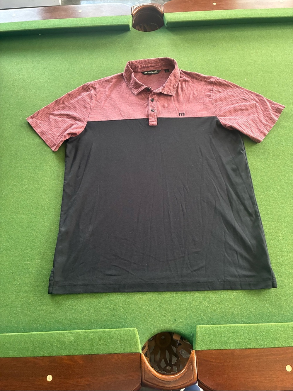 Travis Mathew Men's Polo Shirt Size XL Short Sleeve Riverbank Golf Pima Cotton